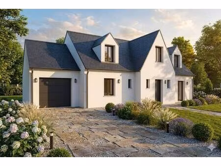 terrain avec maison neuve à vendre