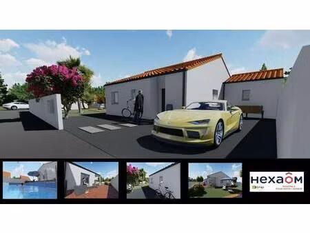 terrain avec maison neuve à vendre