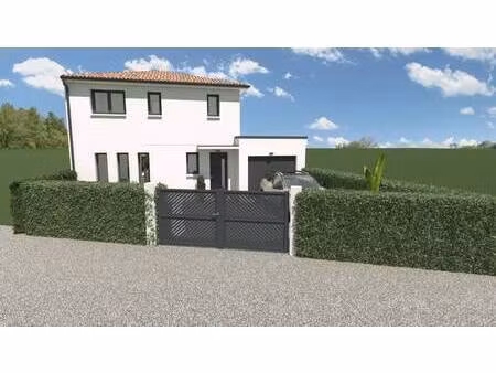 terrain avec maison neuve à vendre
