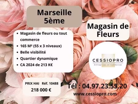 fleuriste à vendre