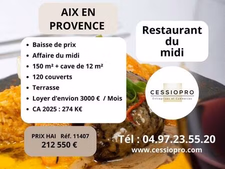 restaurant à vendre