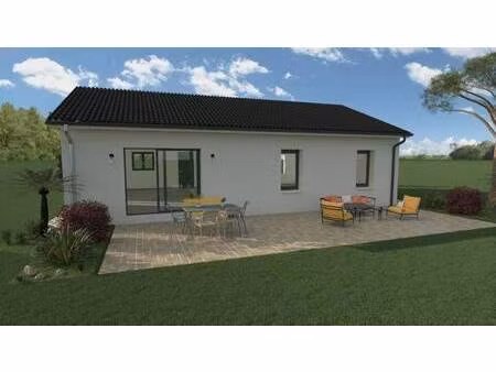 terrain avec maison neuve à vendre