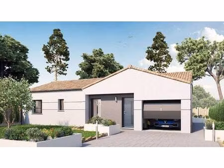 terrain avec maison neuve à vendre