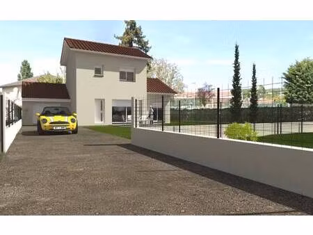 terrain avec maison neuve à vendre