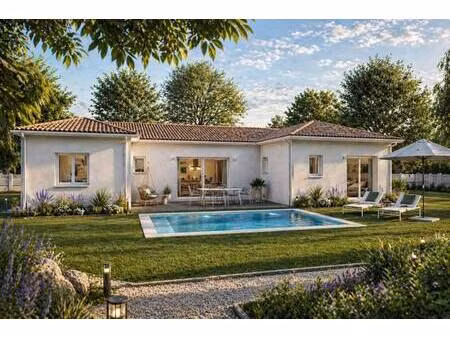 terrain avec maison neuve à vendre