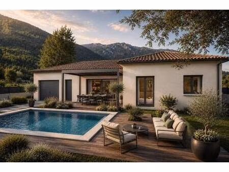 terrain avec maison neuve à vendre