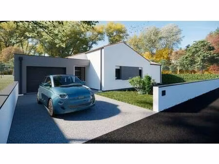 terrain avec maison neuve à vendre