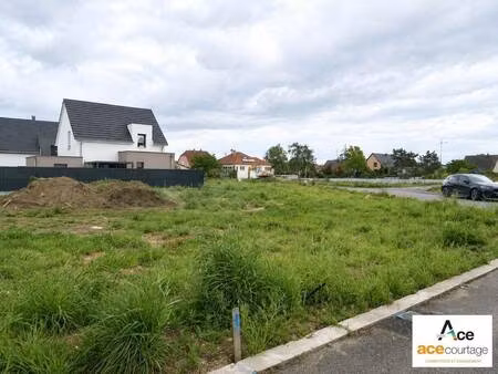 terrain constructible viabilisé à vendre