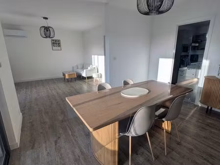 appartement 75 m² meublé t3/t4 + cave + garage