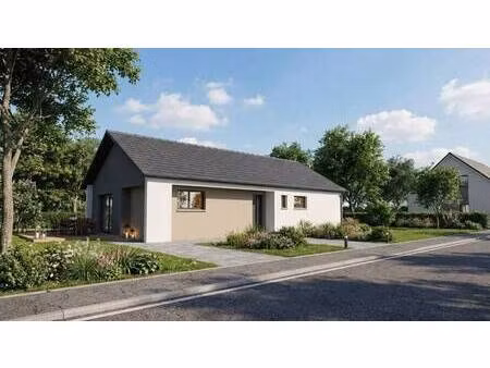 terrain avec maison neuve à vendre