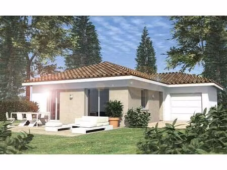 terrain avec maison neuve à vendre