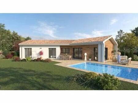 terrain avec maison neuve à vendre