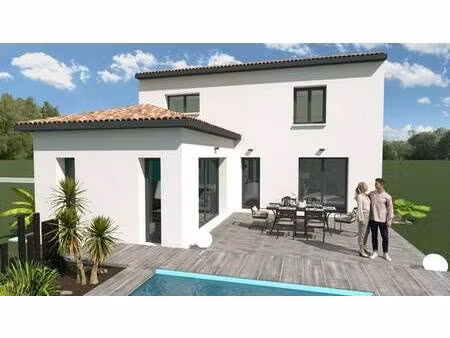 terrain avec maison neuve à vendre