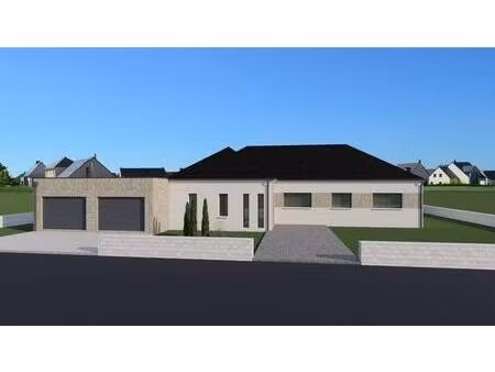 terrain avec maison neuve à vendre