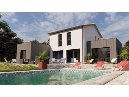 terrain avec maison neuve à vendre