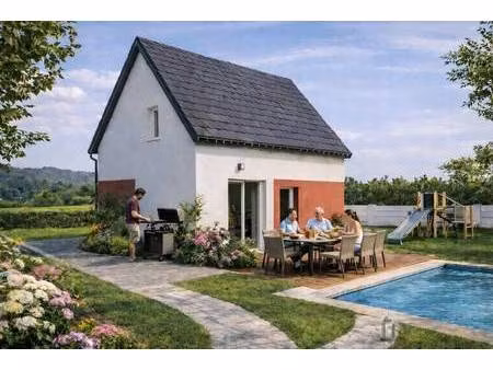 terrain avec maison neuve à vendre