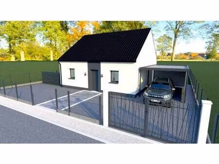 terrain avec maison neuve à vendre
