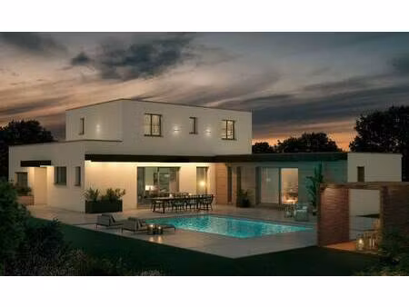 terrain avec maison neuve à vendre