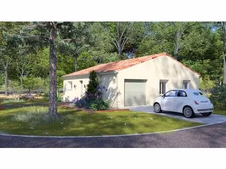 terrain avec maison neuve à vendre