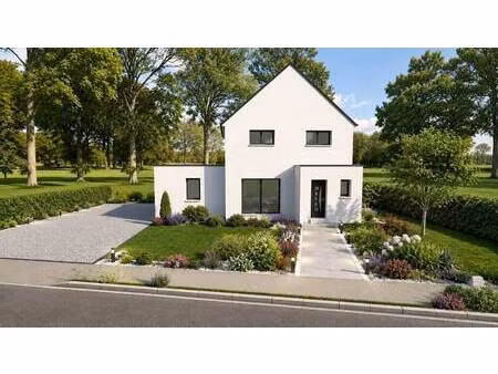 terrain avec maison neuve à vendre