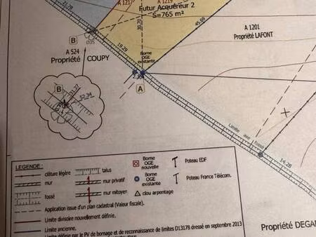terrain constructible viabilisé à vendre