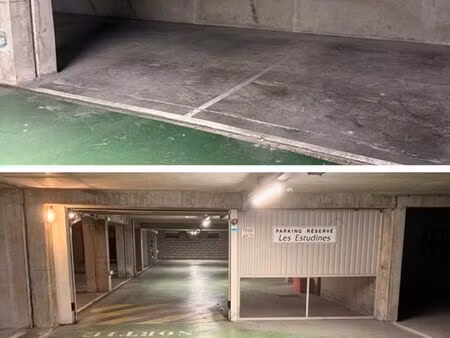 place de parking privative (garage fermé) - 200 m du métro garibaldi (double sécurisation)