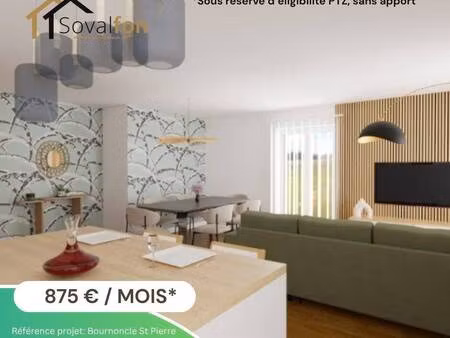 terrain avec maison neuve à vendre