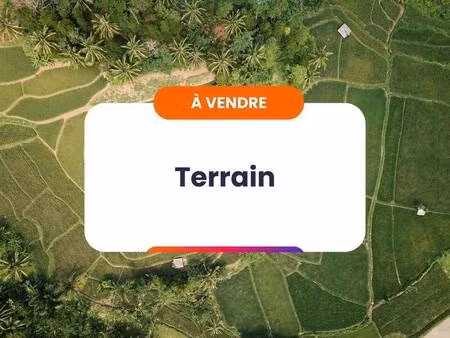terrain à vendre