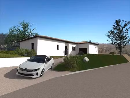 terrain avec maison neuve à vendre