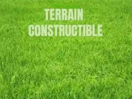 terrain constructible à vendre