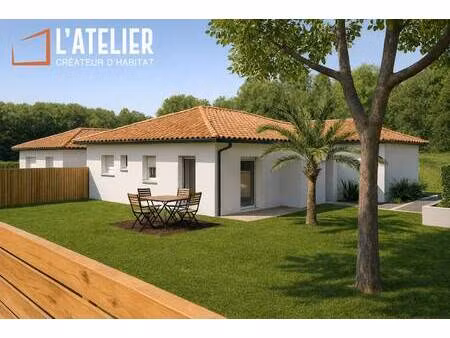 terrain avec maison neuve à vendre