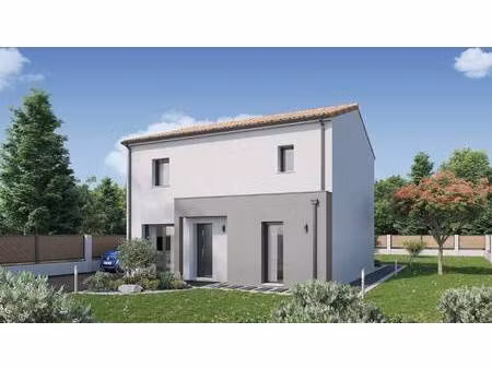 terrain avec maison neuve à vendre