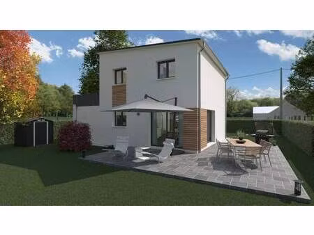 terrain avec maison neuve à vendre