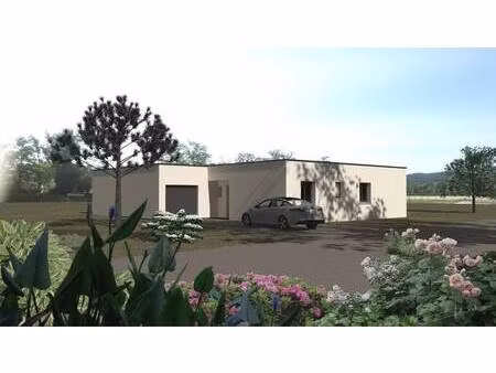 terrain avec maison neuve à vendre