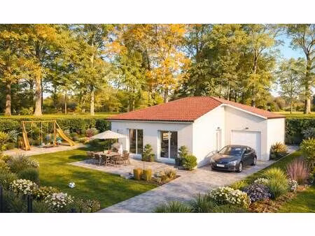 terrain avec maison neuve à vendre