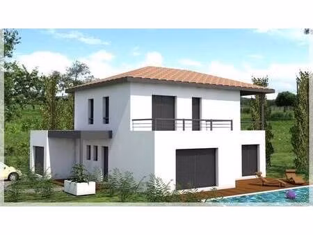 terrain avec maison neuve à vendre