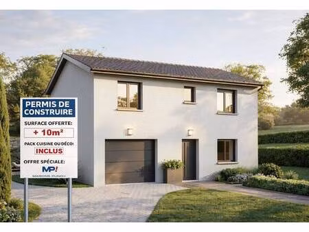 terrain avec maison neuve à vendre