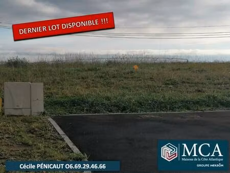 terrain constructible viabilisé à vendre
