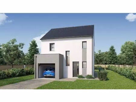 terrain avec maison neuve à vendre