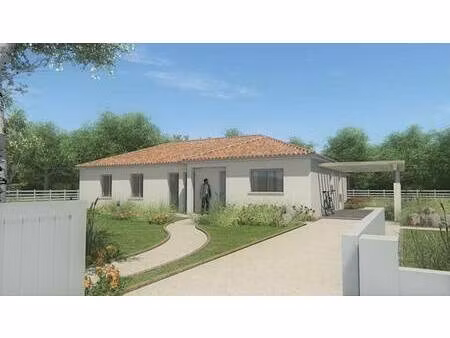 terrain avec maison neuve à vendre