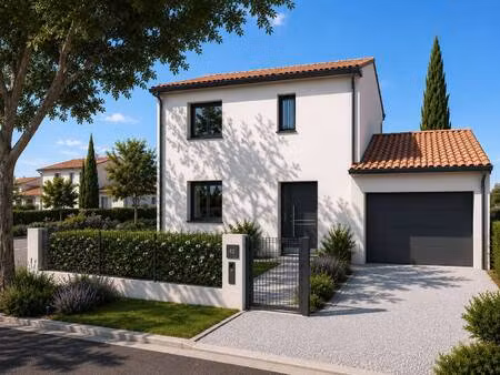 terrain avec maison neuve à vendre