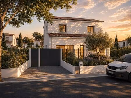 terrain avec maison neuve à vendre