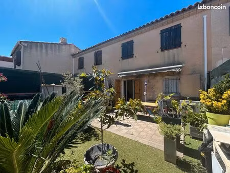 maison - 72 m2 - jardin - terrasse - box ferme