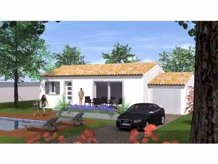 terrain avec maison neuve à vendre