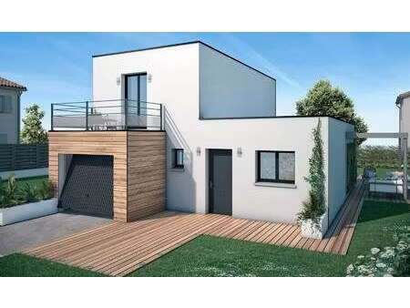 terrain avec maison neuve à vendre