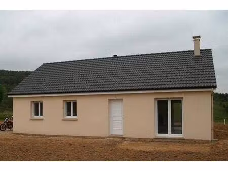 terrain avec maison neuve à vendre