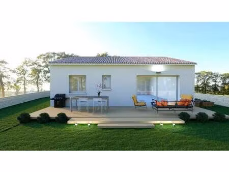 terrain avec maison neuve à vendre