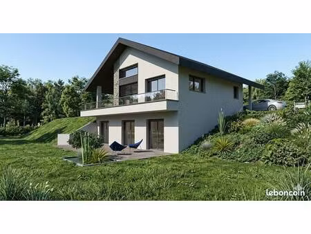 terrain avec maison neuve à vendre