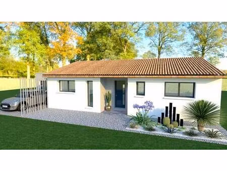 terrain avec maison neuve à vendre