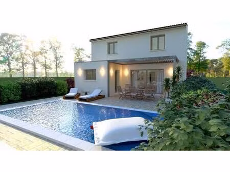 terrain avec maison neuve à vendre